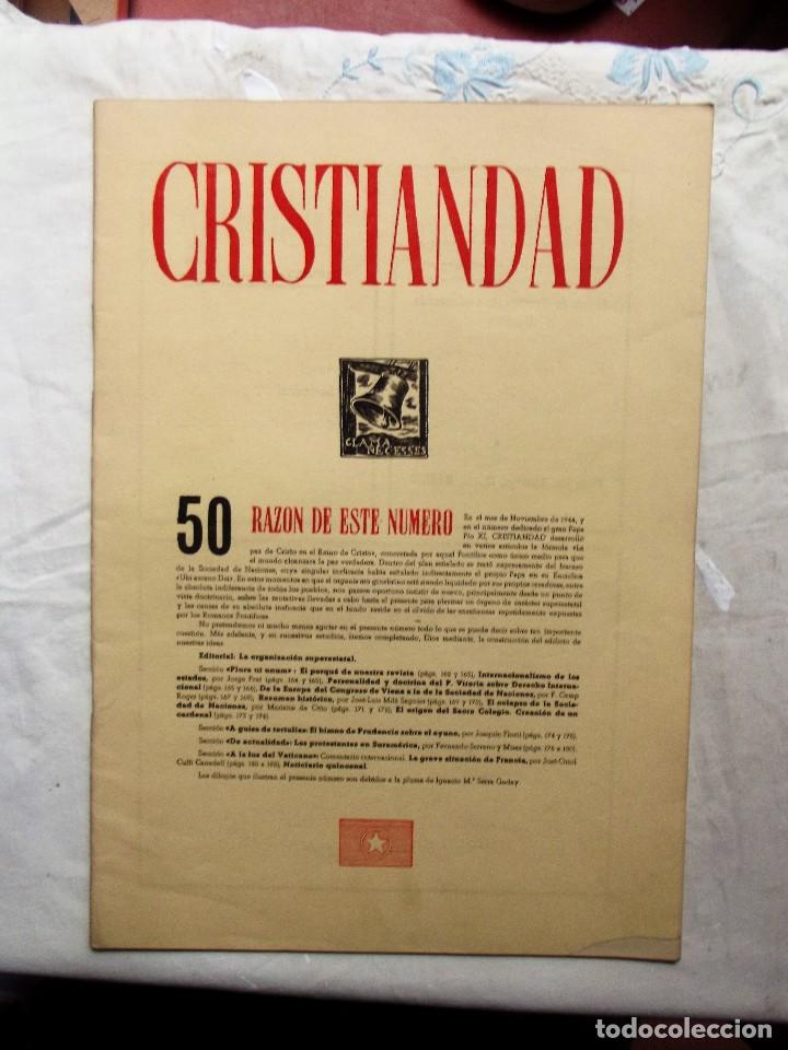 Sammeln von Zeitschriften und Zeitungen: CRISTIANDAD N&ordm; 50