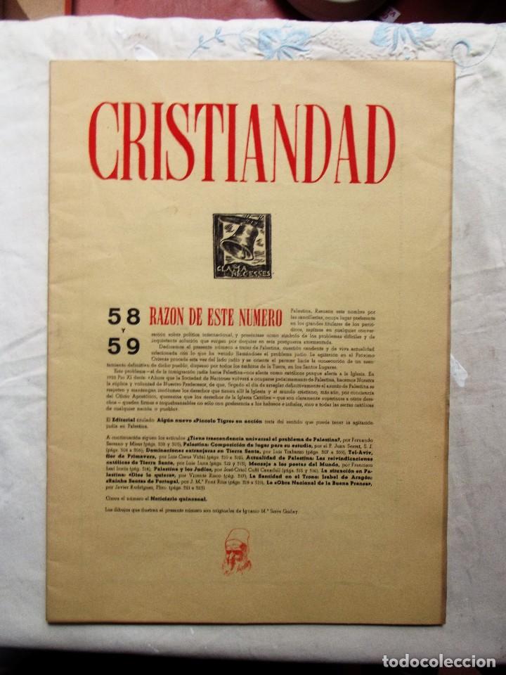 Collezionismo di Riviste e Giornali: CRISTIANDAD N&ordm; 58 y 59
