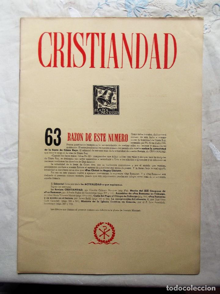 Collection Magazines and Newspapers: CRISTIANDAD N&ordm; 63