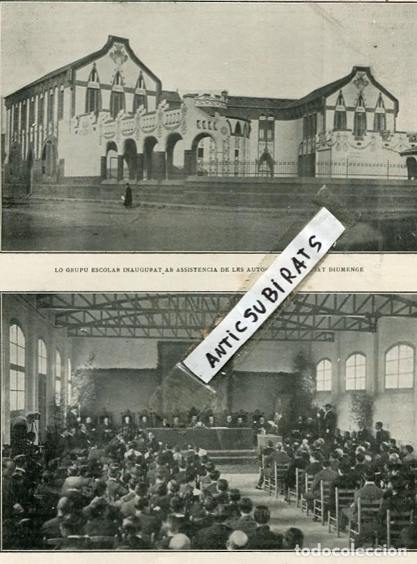 Collectionnisme de Revues et Journaux: REVISTA ANY 1916 ESCOLA INDUSTRIAL DE TERRASSA CAPDELLA SANT FELIU DEL RACO RECO ALCOVER
