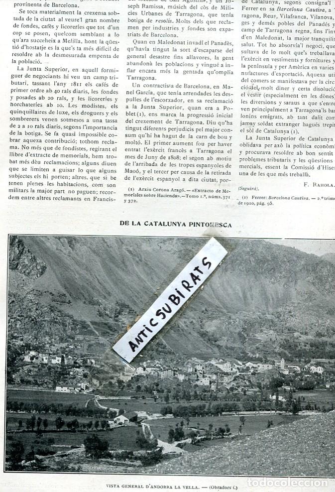 Collection Magazines and Newspapers: REVISTA 1911 EPIDEMIA VENDRELL ANDORRA VEREMA A BARCELONA VENDIMIA VINO VI TIRO FEMENINO BLANES
