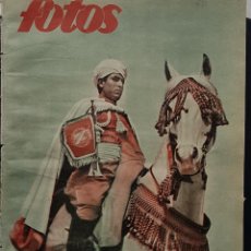 Coleccionismo de Revistas y Periódicos: REVISTA FOTOS 1952 FRANCO ANTONIO AMAYA ZORIS SANTOS CODESO. Lote 122230115