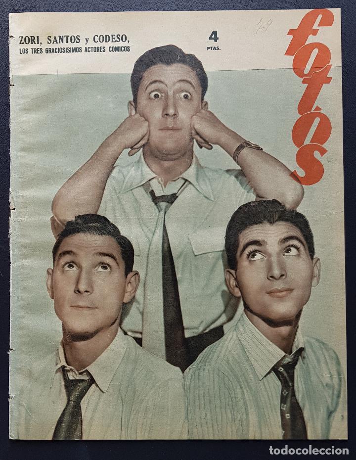 Coleccionismo de revistas y peri&oacute;dicos: REVISTA FOTOS 1952 ZORIS SANTOS Y CODESO LAS MINAS DEL REY SALOMON