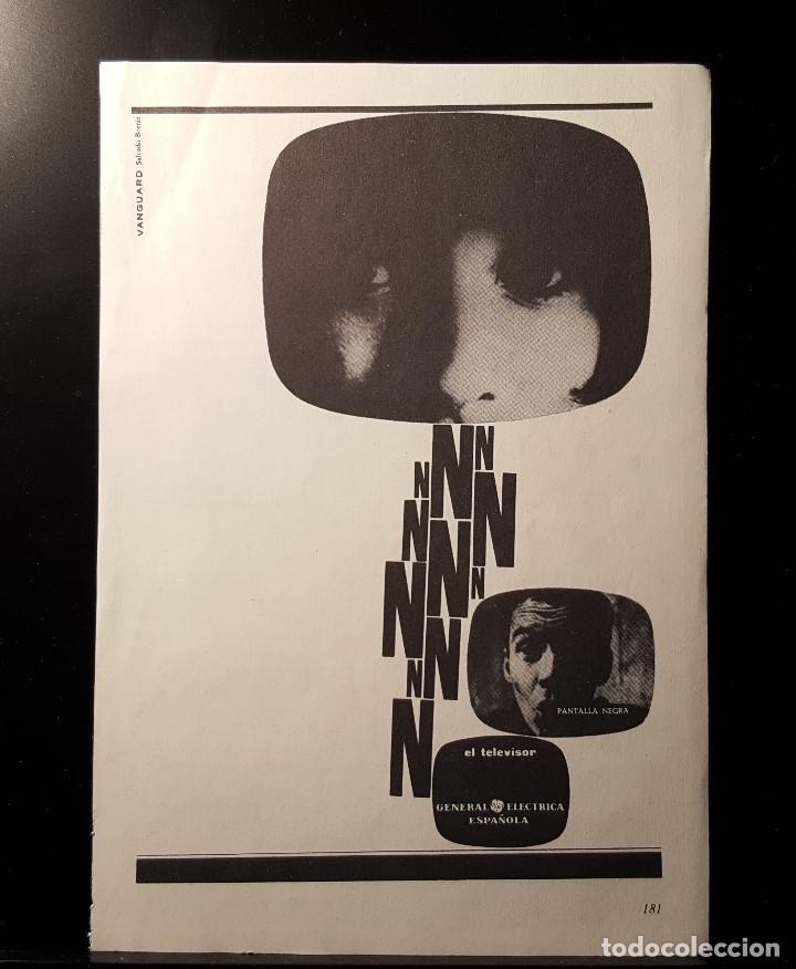 Coleccionismo de Revistas y Peri&oacute;dicos: Hoja Publicidad. Televisor General Electrica Espa&ntilde;ola. (READERS DIGEST 1963)