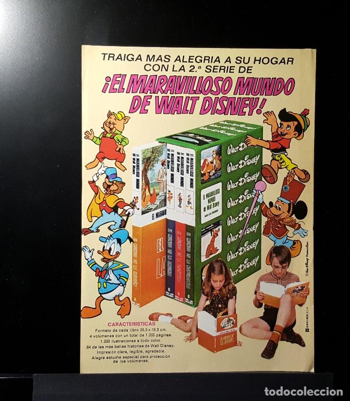 Coleccionismo de Revistas y Peri&oacute;dicos: Hoja Publicidad. Libros Walt Disney. (READERS DIGEST 1972)