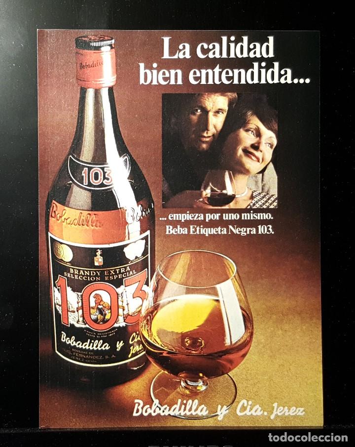 Coleccionismo de Revistas y Peri&oacute;dicos: Hoja Publicidad. Cara 1: Brandy 103. Bobadilla. Cara 2: Detergente Norit.READERS DIGEST 1972)