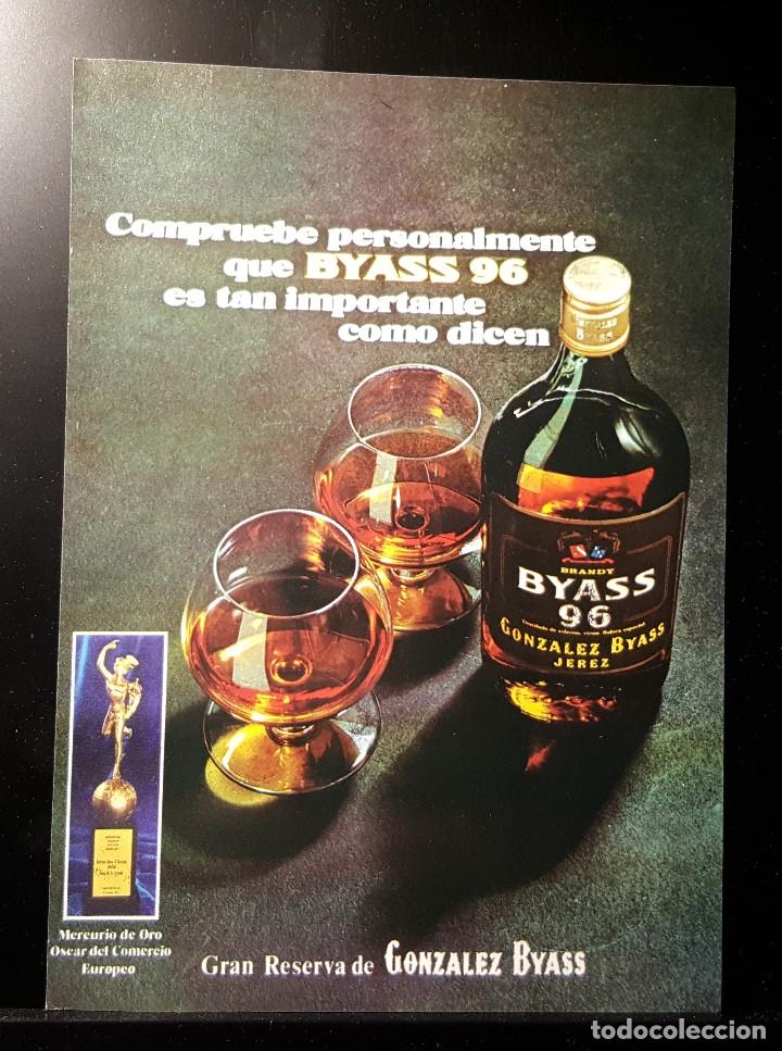 Coleccionismo de Revistas y Peri&oacute;dicos: Hoja Publicidad. Brabdy Byass 96. Gonzalez Byass. Jerez. READERS DIGEST 1972)