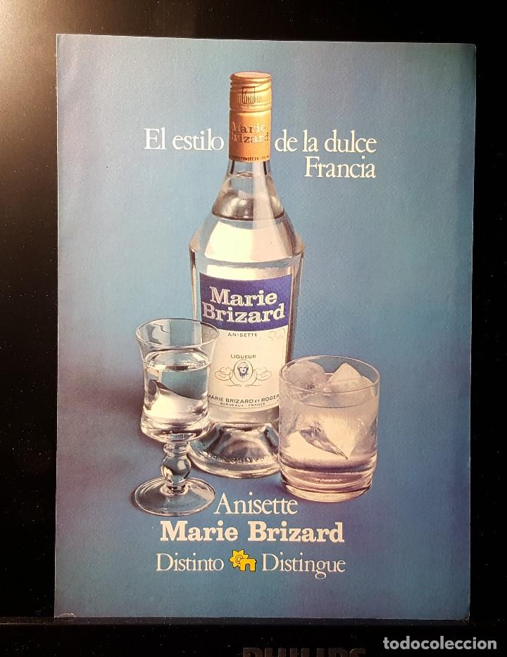 Coleccionismo de Revistas y Peri&oacute;dicos: Hoja Publicidad. Anisette Marie Brizard. Al Estilo de la Dulce Francia.  READERS DIGEST 1972)