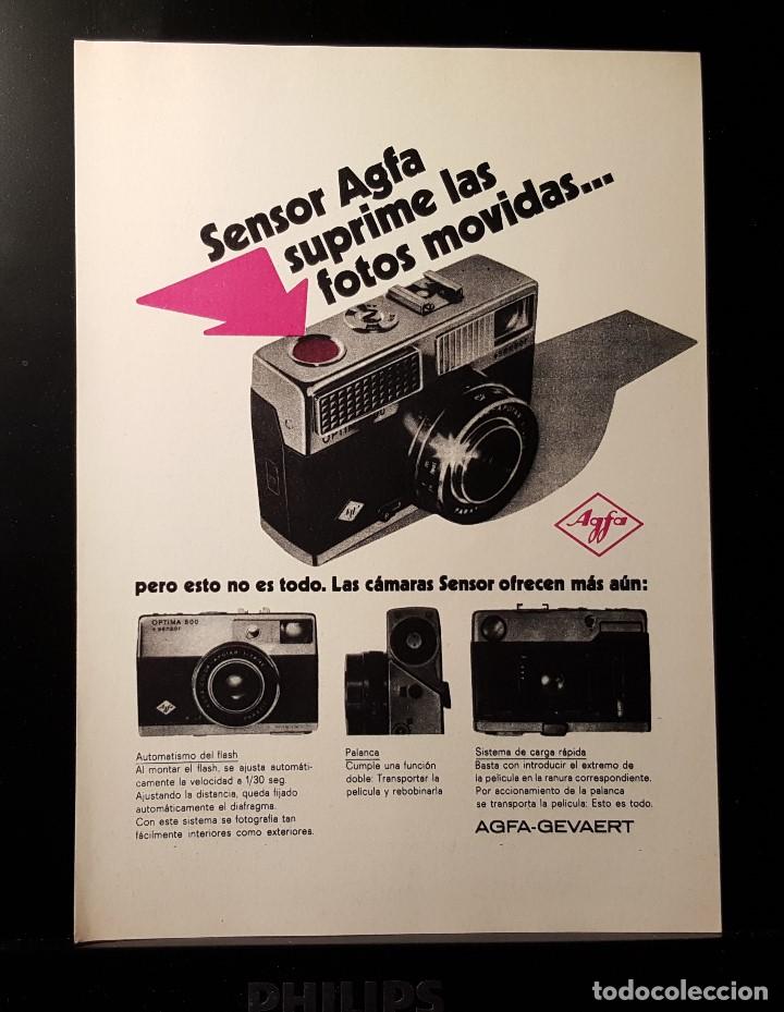 Coleccionismo de Revistas y Peri&oacute;dicos: Hoja Publicidad. Camara Fotografica. Agfa-Gevaert. READERS DIGEST 1972)