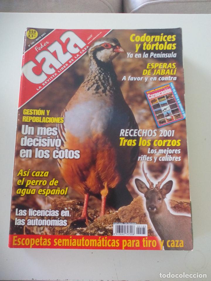 Coleccionismo de Revistas y Peri&oacute;dicos: N&ordm; 185 REVISTA FEDER CAZA. PERDICES, CODORNICES, TORTOLAS, RECECHOS CORZOS, ESPERAS JABAL&Iacute;