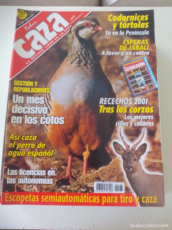 Coleccionismo de Revistas y Peri&oacute;dicos: N&ordm; 185 REVISTA FEDER CAZA. PERDICES, CODORNICES, TORTOLAS, RECECHOS CORZOS, ESPERAS JABAL&Iacute;
