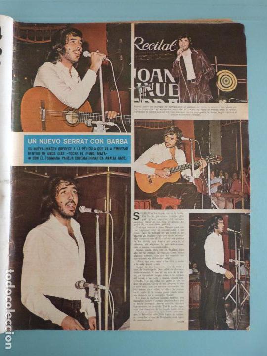 Coleccionismo de Revistas y Peri&oacute;dicos: RECORTE REPORTAJE CLIPPING DE SERRAT REVISTA SEMANA N&ordm; 1702 PAG. 3 Y 4