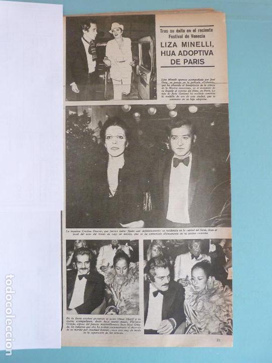 Coleccionismo de Revistas y Peri&oacute;dicos: RECORTE REPORTAJE CLIPPING DE LIZA MINELLI REVISTA SEMANA N&ordm; 1702 PAG. 21