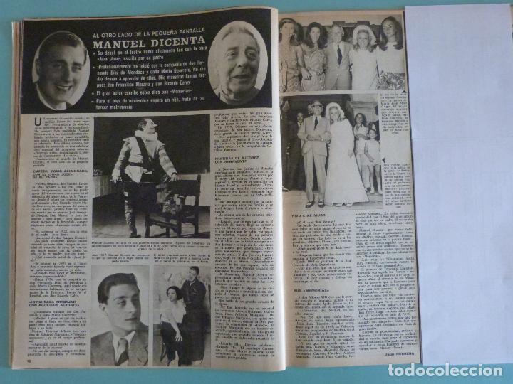 Coleccionismo de Revistas y Peri&oacute;dicos: RECORTE REPORTAJE CLIPPING DE MANUEL DICENTA REVISTA SEMANA N&ordm; 1702 PAG. 48 Y 49
