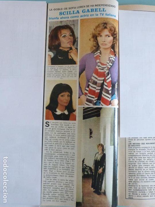 Coleccionismo de Revistas y Peri&oacute;dicos: RECORTE REPORTAJE CLIPPING DE SCILLA GABELL REVISTA SEMANA N&ordm; 1735 PAG. 74