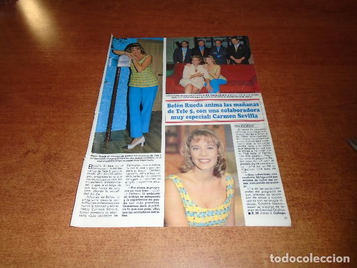 Coleccionismo de Revistas y Peri&oacute;dicos: RETAL PRENSA 1995: BEL&Eacute;N RUEDA Y CARMEN SEVILLA