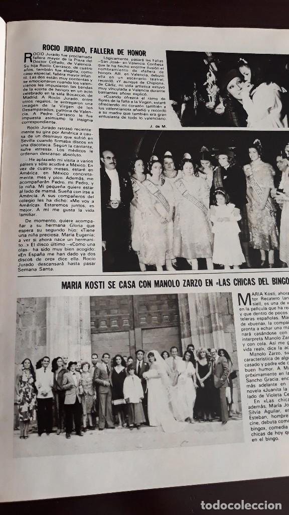 Coleccionismo de Revistas y Peri&oacute;dicos: ROCIO JURADO FALLERA DE HONOR MARIA KOSTI MANUEL ZARZO