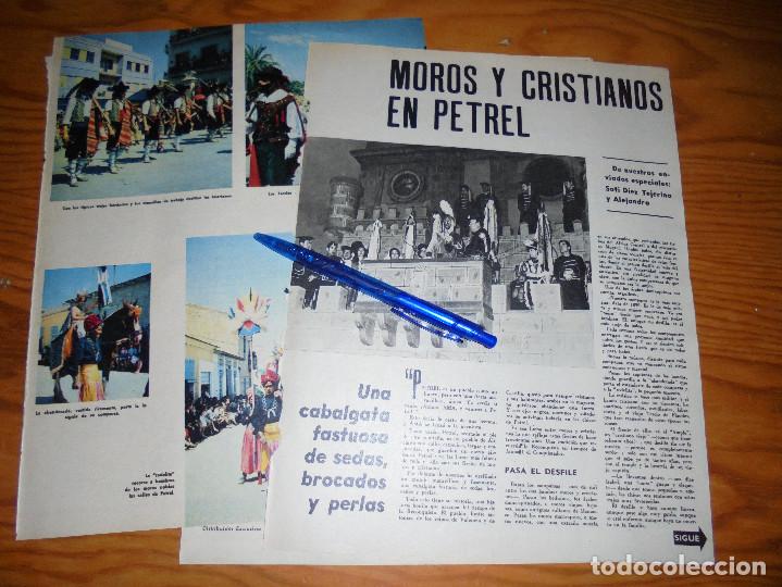 Collezionismo di Riviste e Giornali: RECORTE PRENSA : FIESTA DE MOROS Y CRISTIANOS EN PETREL, ALICANTE. AMA, JUNIO 1965
