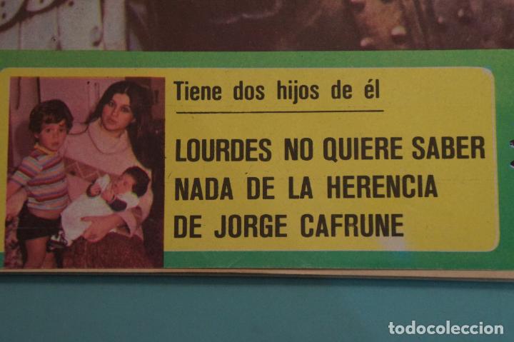 Coleccionismo de Revistas y Peri&oacute;dicos: RECORTE FOTO DE VIUDA DE JORGE CAFRUNE REVISTA SEMANA N&ordm; 1997 PORTADA