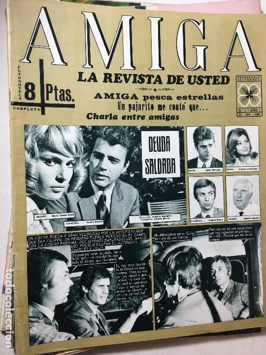 Coleccionismo de Revistas y Peri&oacute;dicos: RA4 ANTIGUA REVISTA FOTONOVELA AMIGA CONTRAPORTADA ANUNCIO VESPA N&ordm; 5