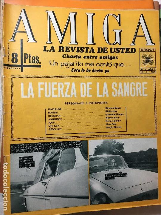 Coleccionismo de Revistas y Peri&oacute;dicos: RA4 ANTIGUA REVISTA FOTONOVELA AMIGA CONTRAPORTADA ANUNCIO VESPA N&ordm; 8