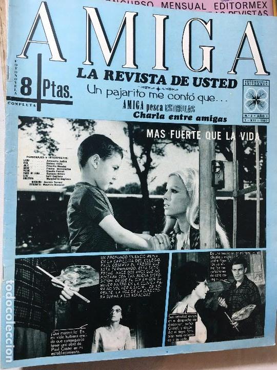 Coleccionismo de Revistas y Peri&oacute;dicos: RA4 ANTIGUA REVISTA FOTONOVELA AMIGA CONTRAPORTADA ANUNCIO VESPA N&ordm; 4