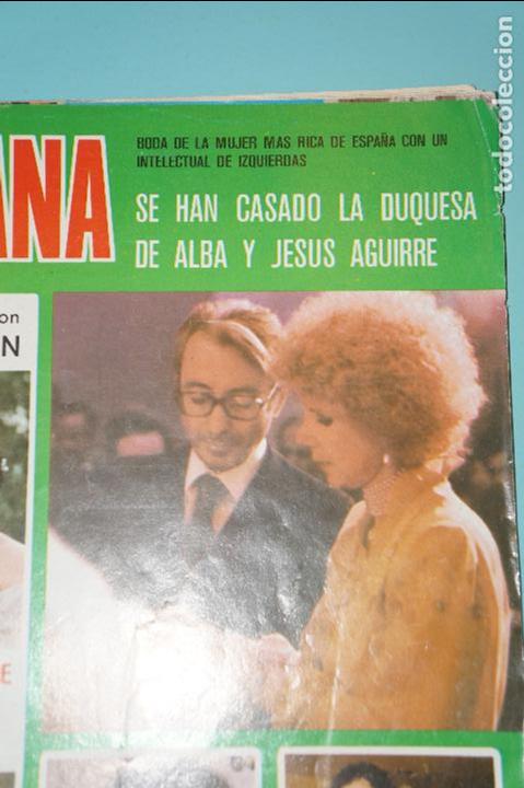 Coleccionismo de Revistas y Peri&oacute;dicos: RECORTE FOTO DE LA DUQUESA DE ALBA REVISTA SEMANA N&ordm; 1989 PORTADA