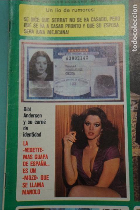 Coleccionismo de Revistas y Peri&oacute;dicos: RECORTE FOTO DE BIB&Iacute; ANDERSEN REVISTA SEMANA N&ordm; 1980 PORTADA