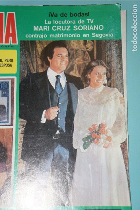 Coleccionismo de Revistas y Peri&oacute;dicos: RECORTE FOTO DE MARI CRUZ SORIANO REVISTA SEMANA N&ordm; 1980 PORTADA