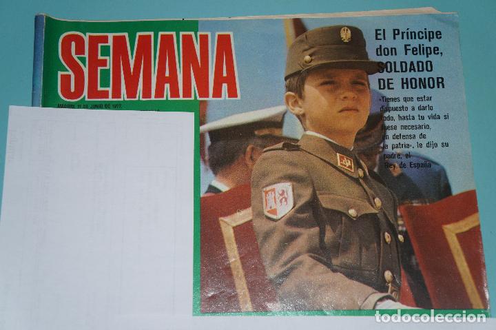 Coleccionismo de Revistas y Peri&oacute;dicos: RECORTE FOTO DE EL PRINCIPE FELIPE REVISTA SEMANA N&ordm; 1947 PORTADA