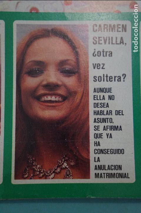 Coleccionismo de Revistas y Peri&oacute;dicos: RECORTE FOTO DE CARMEN SEVILLA REVISTA SEMANA N&ordm; 1946 PORTADA