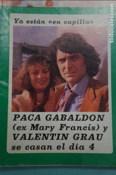 Coleccionismo de Revistas y Peri&oacute;dicos: RECORTE FOTO DE PACA GABALDON REVISTA SEMANA N&ordm; 1946 PORTADA