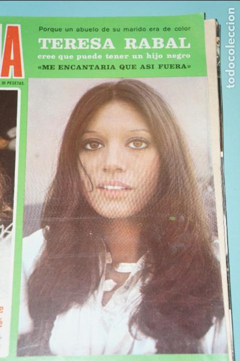 Coleccionismo de Revistas y Peri&oacute;dicos: RECORTE FOTO DE TERESA RABAL REVISTA SEMANA N&ordm; 1944 PORTADA