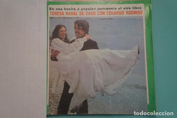 Coleccionismo de Revistas y Peri&oacute;dicos: RECORTE FOTO DE TERESA RABAL REVISTA SEMANA N&ordm; 1943 PORTADA