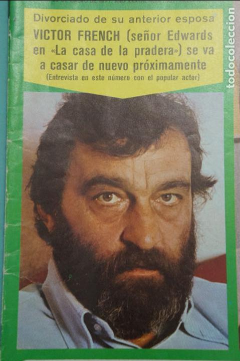 Coleccionismo de Revistas y Peri&oacute;dicos: RECORTE FOTO DE VICTOR FRENCH DE LA CASA DE LA PRADERA REVISTA SEMANA N&ordm; 1927 PORTADA