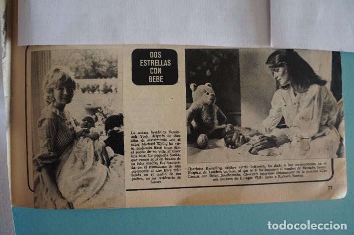 Coleccionismo de Revistas y Peri&oacute;dicos: RECORTE REPORTAJE CLIPPING DE SUSANAH YORK Y CHARLOTTE RAMPLING REVISTA SEMANA N&ordm; 1711 PAG. 77