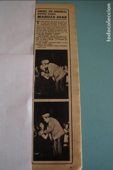 Coleccionismo de Revistas y Peri&oacute;dicos: RECORTE REPORTAJE CLIPPING DE ANGEL DE ANDRES Y MARUJA DIAZ REVISTA SEMANA N&ordm; 1711 PAG. 97