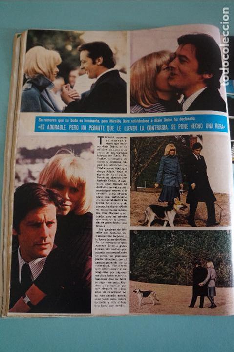 Coleccionismo de Revistas y Peri&oacute;dicos: RECORTE REPORTAJE CLIPPING DE MIREILLE DARC Y ALAIN DELON REVISTA SEMANA N&ordm; 1784 PAG. 42