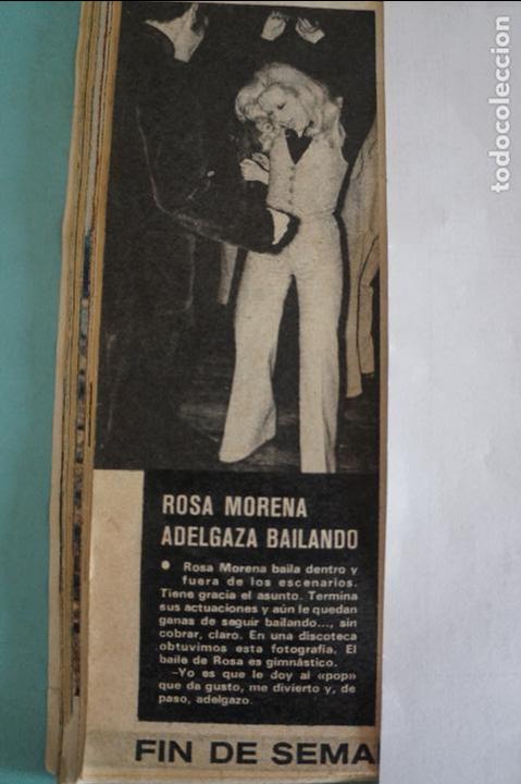 Coleccionismo de Revistas y Peri&oacute;dicos: RECORTE REPORTAJE CLIPPING DE ROSA MORENA REVISTA SEMANA N&ordm; 1784 PAG. 82