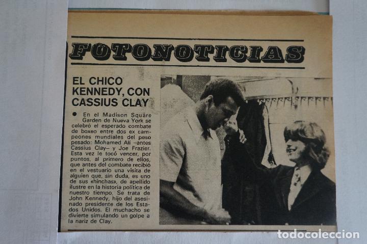 Coleccionismo de Revistas y Peri&oacute;dicos: RECORTE REPORTAJE CLIPPING DE CASSIUS CLAY REVISTA SEMANA N&ordm; 1773 PAG. 13
