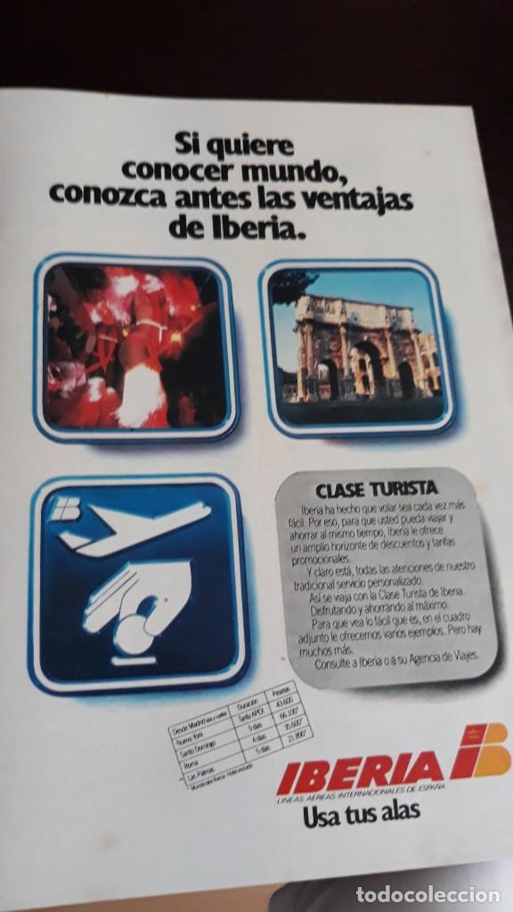 Coleccionismo de revistas y peri&oacute;dicos: ANUNCIO IBERIA publicidad