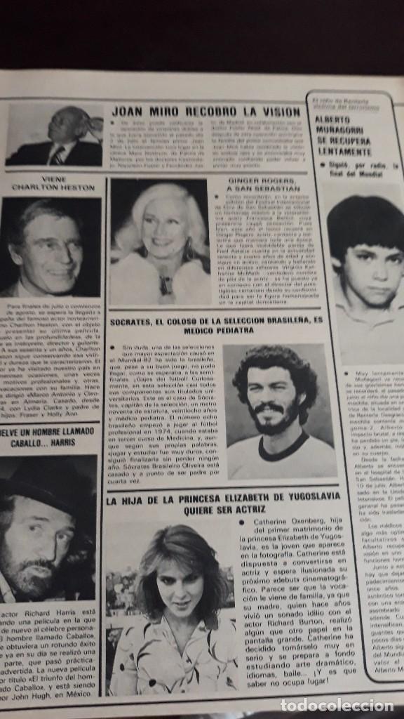 Coleccionismo de Revistas y Peri&oacute;dicos: JOAN MIRO GINGER ROGERS CHARLTON HESTON RICHARD HARRIS CATHERINE OXENBERG