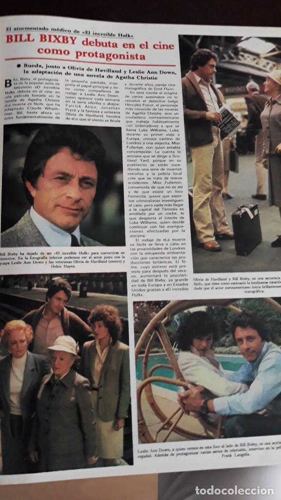 Coleccionismo de revistas y peri&oacute;dicos: BILL BIXBY LESLIE ANN DOWN OLIVIA DE HAVILLAND HELEN HAYES lesley anne down LESLIE