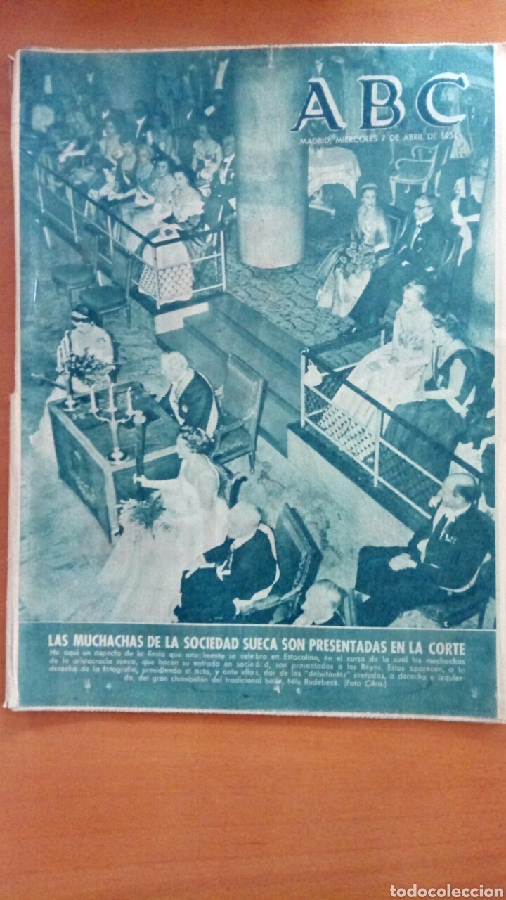 Coleccionismo de Revistas y Peri&oacute;dicos: Peri&oacute;dico ABC. Abril 1954.