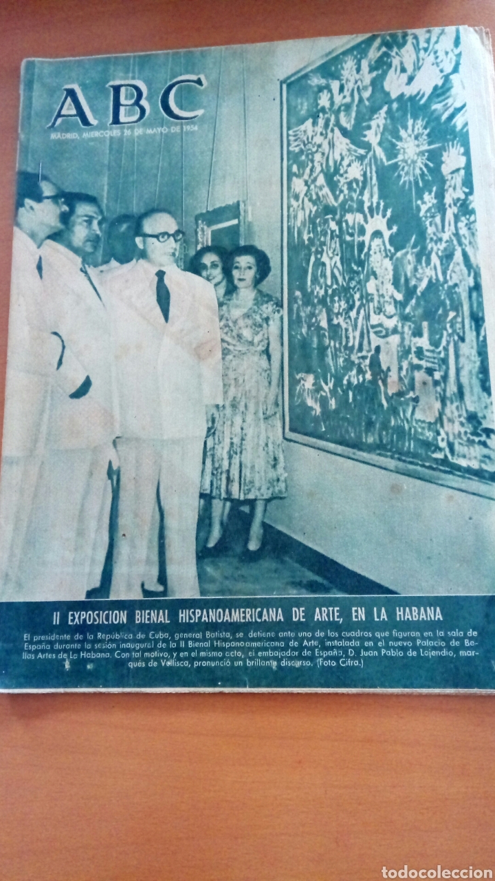 Coleccionismo de Revistas y Peri&oacute;dicos: Peri&oacute;dico ABC. Mayo de 1954.