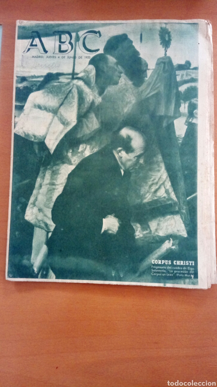 Collezionismo di Riviste e Giornali: Peri&oacute;dico ABC. Junio de 1953. Corpus Christi.