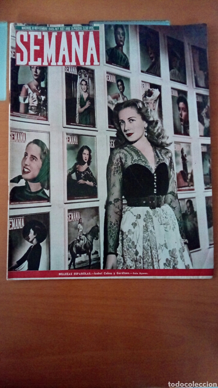 Coleccionismo de Revistas y Peri&oacute;dicos: Revista Semana n&deg;507. Noviembre de 1949. Bellezas espa&ntilde;olas.