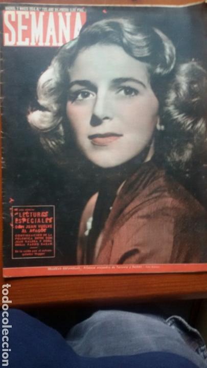 Coleccionismo de Revistas y Peri&oacute;dicos: Revista semana. N&uacute;mero 732. A&ntilde;o XV.2 de Marzo de 1954.