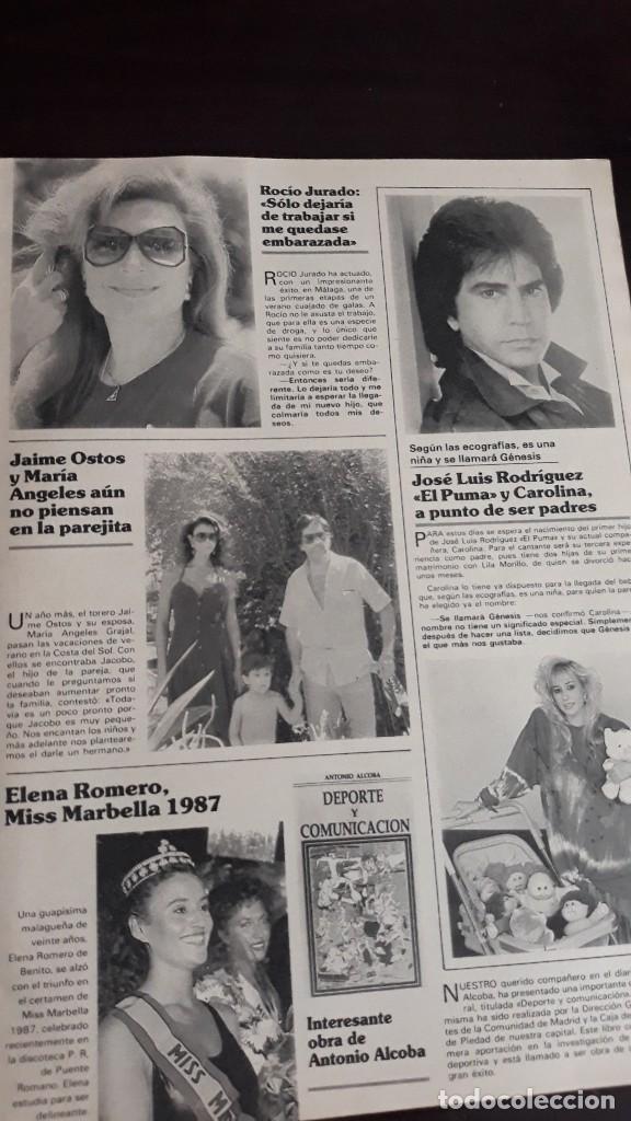 Coleccionismo de Revistas y Peri&oacute;dicos: ROCIO JURADO JOSE LUIS RODRIGUEZ EL PUMA ELENA ROMERO MISS MARBELLA JAIME OSTOS