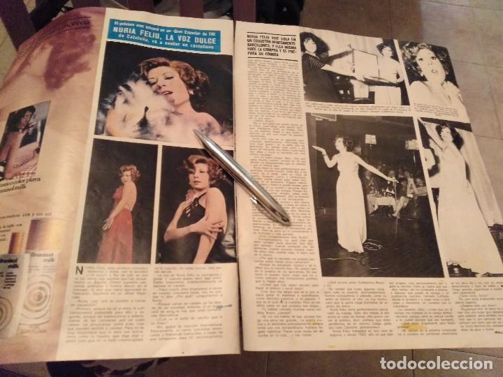 Coleccionismo de Revistas y Peri&oacute;dicos: ANTIGUO RECORTE REVISTA 1983 NURIA FELIU LA VOZ DULCE 2 PAGINAS Y SCILLA GABELL DOBLE DE SOFIA LOREN